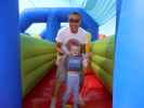 Ich und Nils am Hindernisparcours