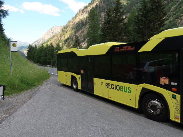 Haltestelle Matrei in Osttirol Landecktal Taxeralm (4. Juli)