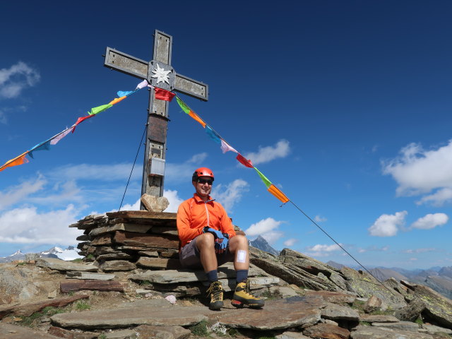 Ich am Gro&szlig;en Muntanitz, 3.232 m (4. Juli)
