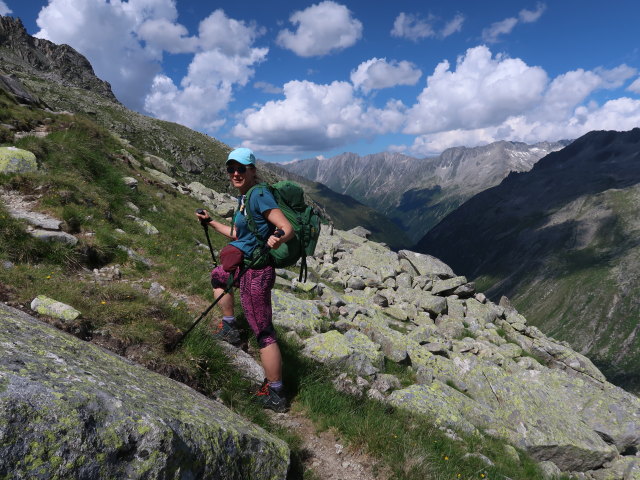 Ursa am Kesselweg zwischen Unterem Kessel und Windbachscharte (11. Juli)