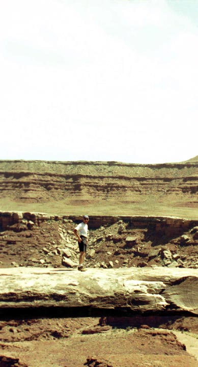 Ich auf dem Musselman Arch im Canyonlands National Park (11. Mai)