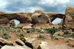 North Window und South Window im Arches National Park (10. Mai)