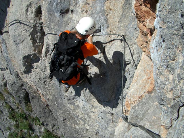 Daniel im luftigen Quergang