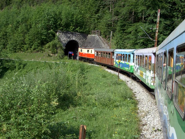 E 6846 'Ötscherland' bei der Einfahrt in den Kerlsteintunnel (31. Mai)