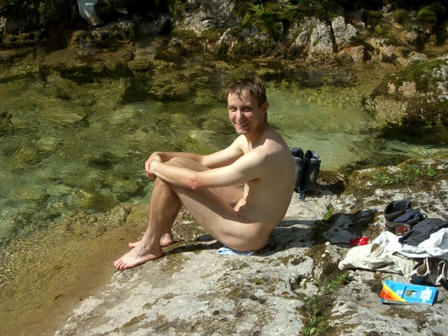 Ich am Ötscher Bach (31. Mai)