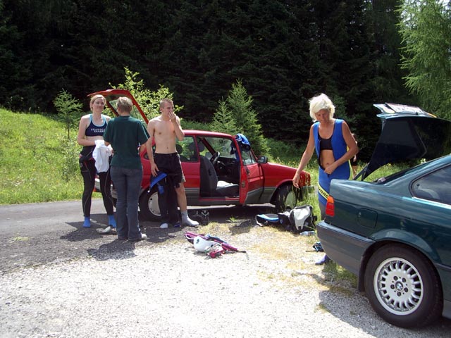 G&uuml;terweg oberhalb von Rosenau am Hengstpa&szlig;