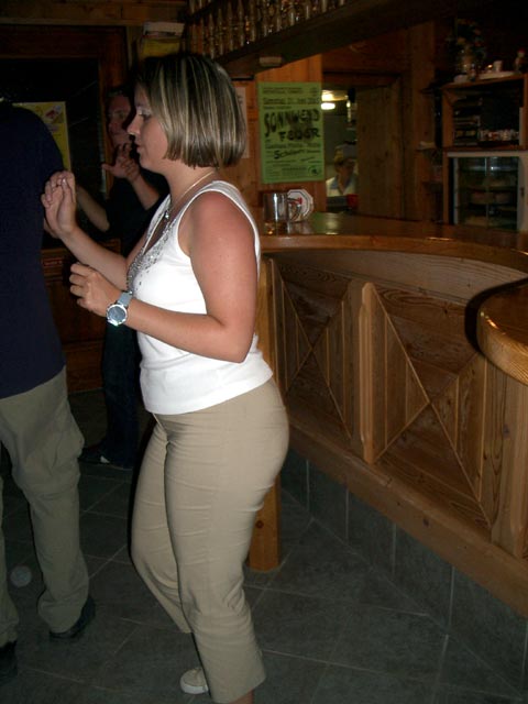 Doris im Schutzhaus Teichhütte (21. Juni)