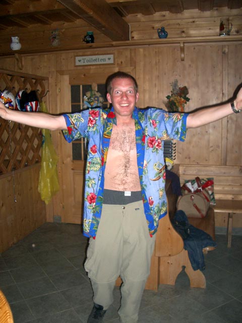 Daniel im Schutzhaus Teichhütte (21. Juni)