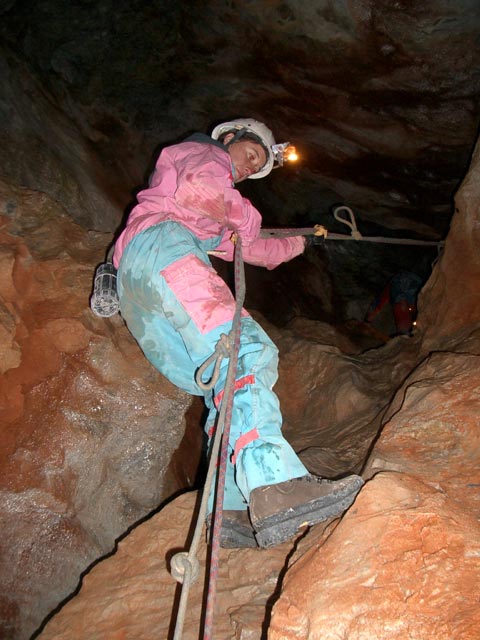Carmen in der Dachsteinhöhle (18. Juli)