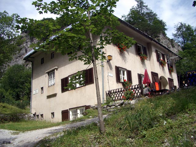 Haindlkarhütte, 1.121 m (26. Juli)