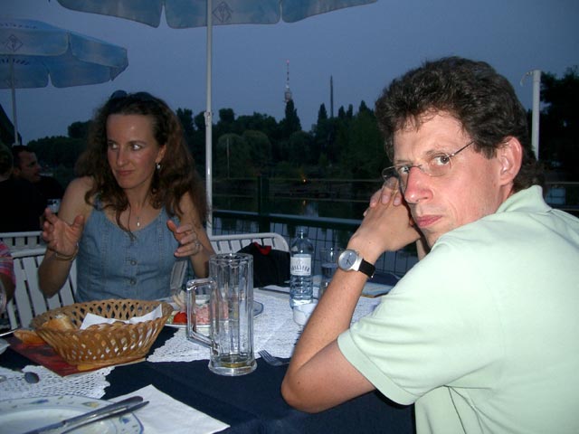 Petra und Erwin im La Crêperie