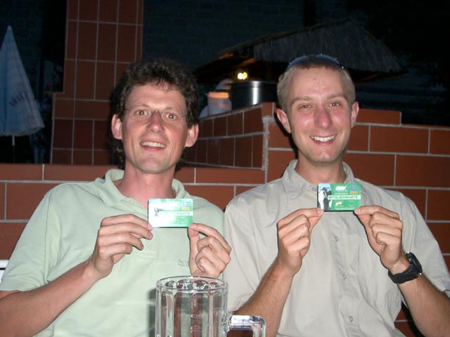 Erwin und ich im La Crêperie