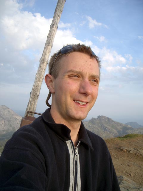 Ich auf der Rotmandlspitze, 2.453 m (9. Aug.)