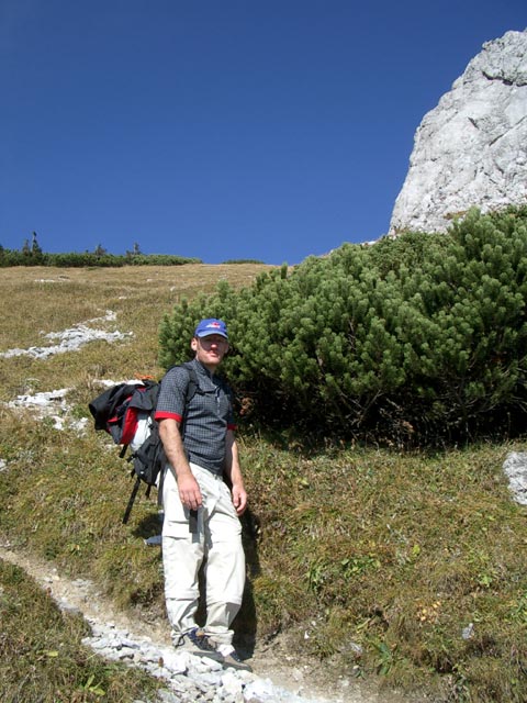 Erich beim Abstieg vom Seeleiten (28. Sep.)