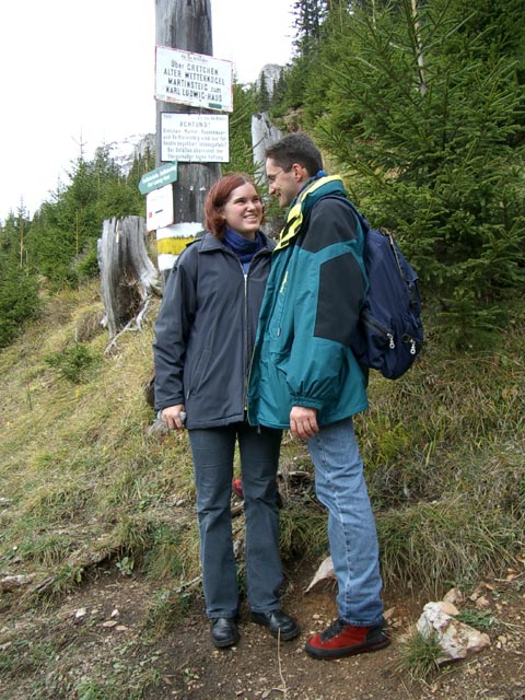 Kerstin und Stefan am Reißtalersteig