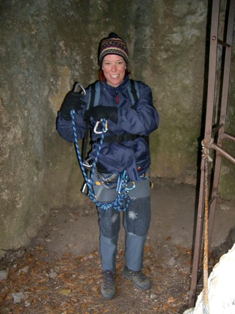 Claudia in der Frauenlucke