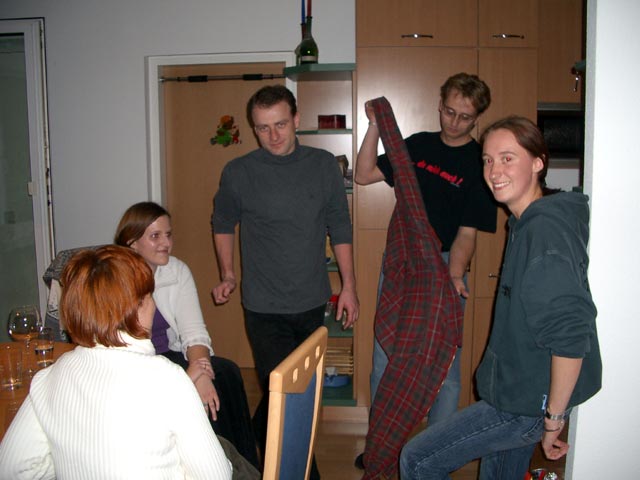 Claudia, ?, Andreas, Michael und Carmen