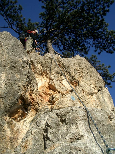 Tirolersteig: Variante direkter Ausstieg