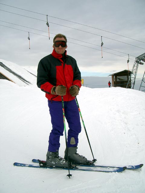Erich bei der Bergstation der Gipfellifte