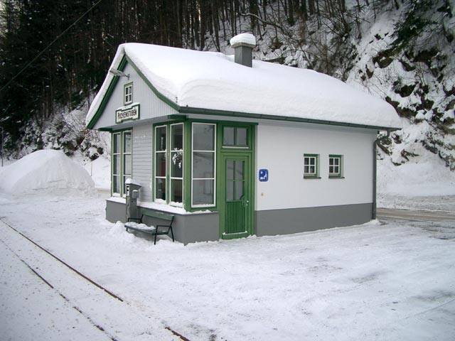 Haltestelle Puchenstuben (31. Jän.)