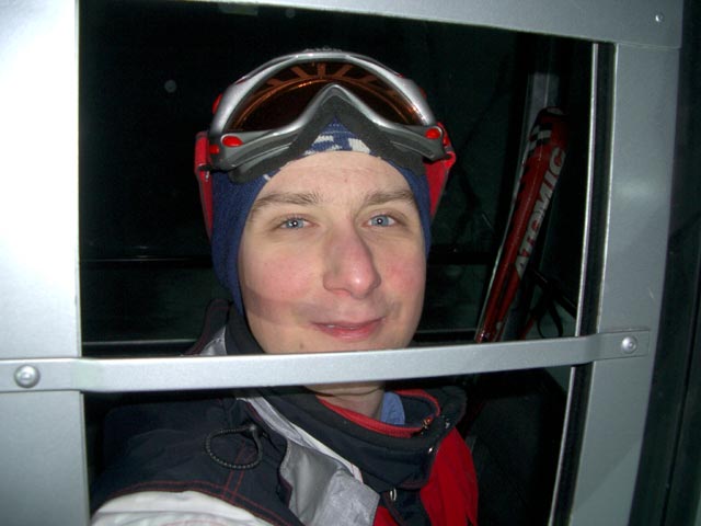 Hirschenkogel: Ich im Magic-Mountain-Xpress (26. Jän.)