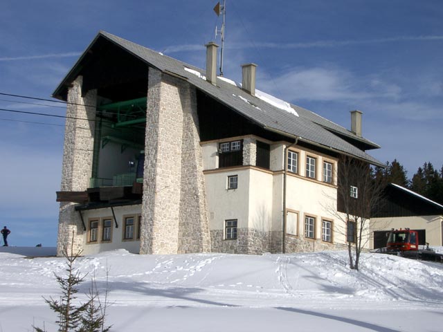 Bergstation der Seilbahn