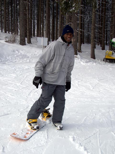 Farayi bei der Bergstation von Lift 1B