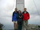 Ich, Irene und Michael am Pyramidenkogel, 1.691 m
