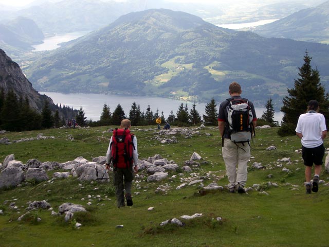 Christoph, Erich und Gudrun auf der Grießalm (29. Mai)