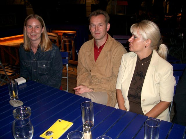 Katrin, Erich und Anita in der Summer Stage