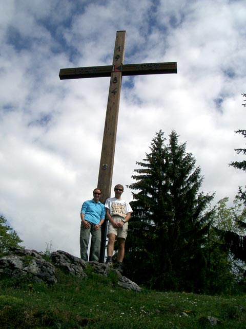 Carmen und ich am Kapf, 1.153 m