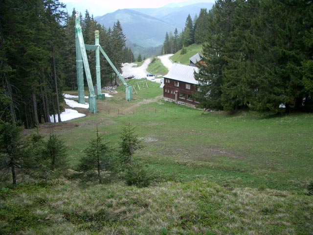Eiskletterturm bei der Oberst Klinke-Hütte (11. Juni)