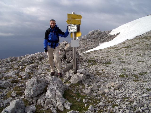 Ich bei der Kreuzung von Weg 201 und 219 (4. Juli)