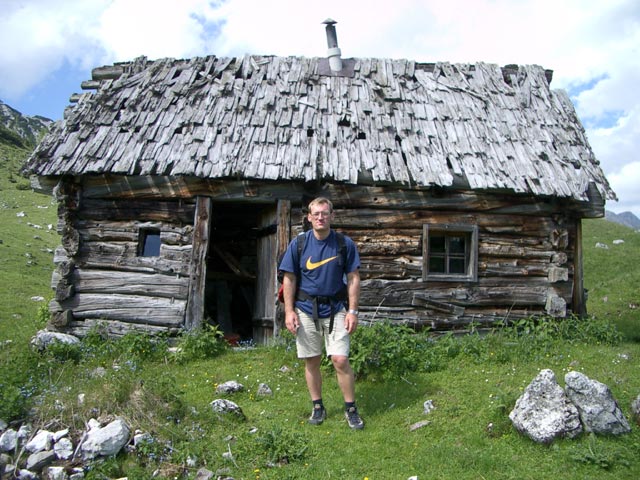 Erich auf der Brunnalm, 1.778 m (4. Juli)