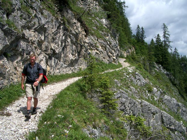 Erich zwischen Edtbauernalm und Rottal (5. Juli)