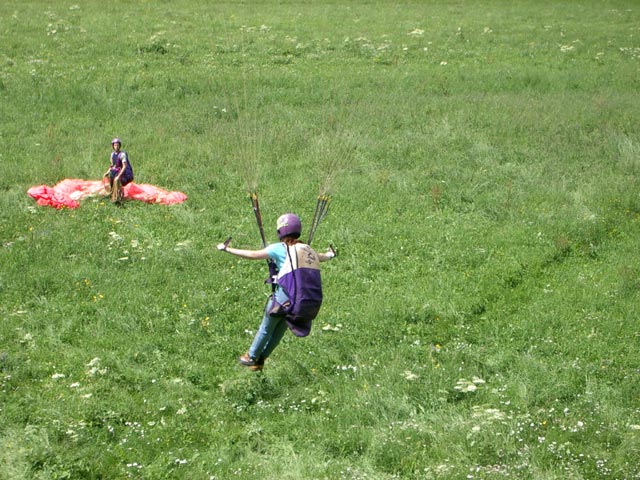 Daniela in der Flugschule Girstmair (13. Juli)