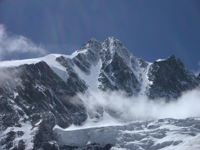 Kleinglockner und Großglockner von der Pasterze aus (14. Juli)