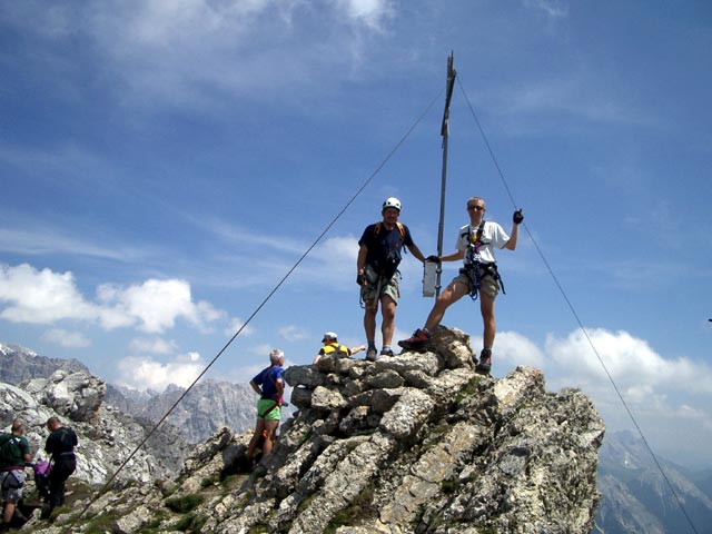 Axel und ich am Vorderen Tajakopf, 2.450 m 