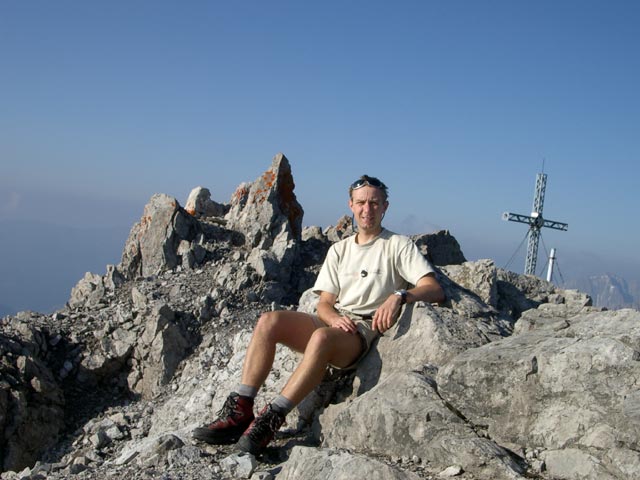 Ich am Dremelspitz, 2.733 m (31. Juli)