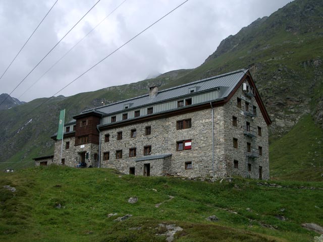 Franz Senn Hütte, 2.147 m (7. Aug.)