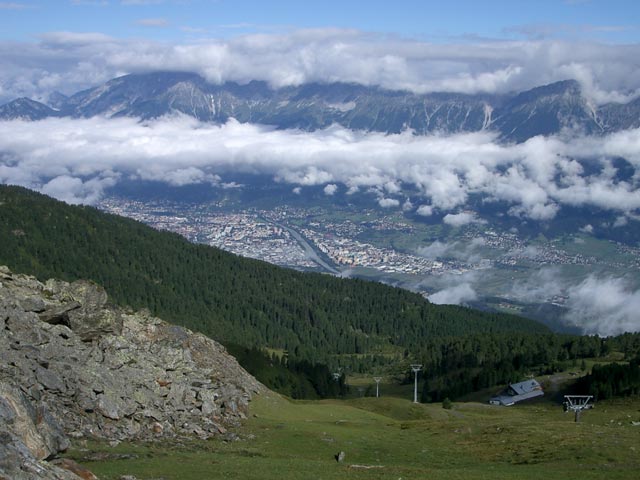 Innsbruck vom Glungezer aus
