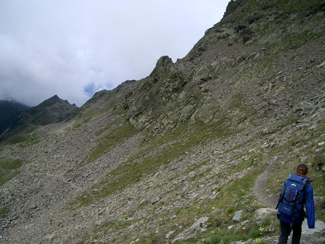 Daniela am Panoramasteig zwischen Glungezerhütte und Boscheben