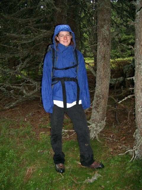 Daniela neben Weg 308 nahe der Jägerstube (4. Sep.)