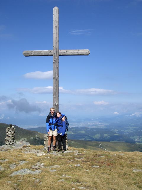 Ich und Daniela am Fuchskogel (4. Sep.)