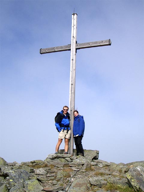 Ich und Daniela am Zirbitzkogel, 2.396 m (4. Sep.)