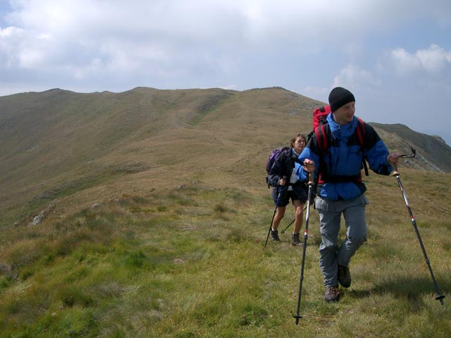 Gudrun und Christoph am Erslstand, 2.124 m (5. Sep.)