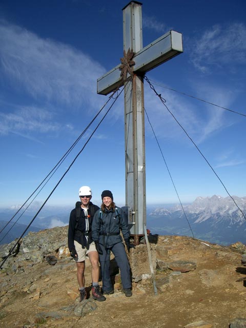 Ich und Irene auf der Hochwildstelle, 2.747 m (19. Sep.)