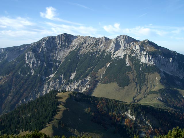 Zahmer Kaiser vom Stripsenkopf aus (23. Okt)
