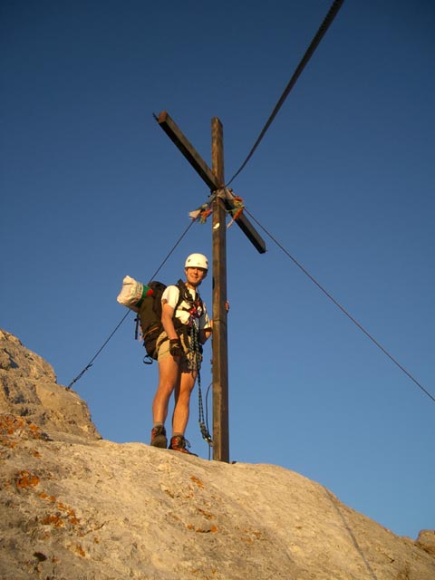 Ich auf der Ellmauer Halt, 2.344 m (24. Okt)