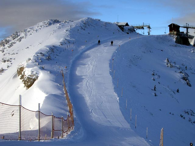Bergstation der Doppelsesselbahn Großes Kar (31. Dez.)